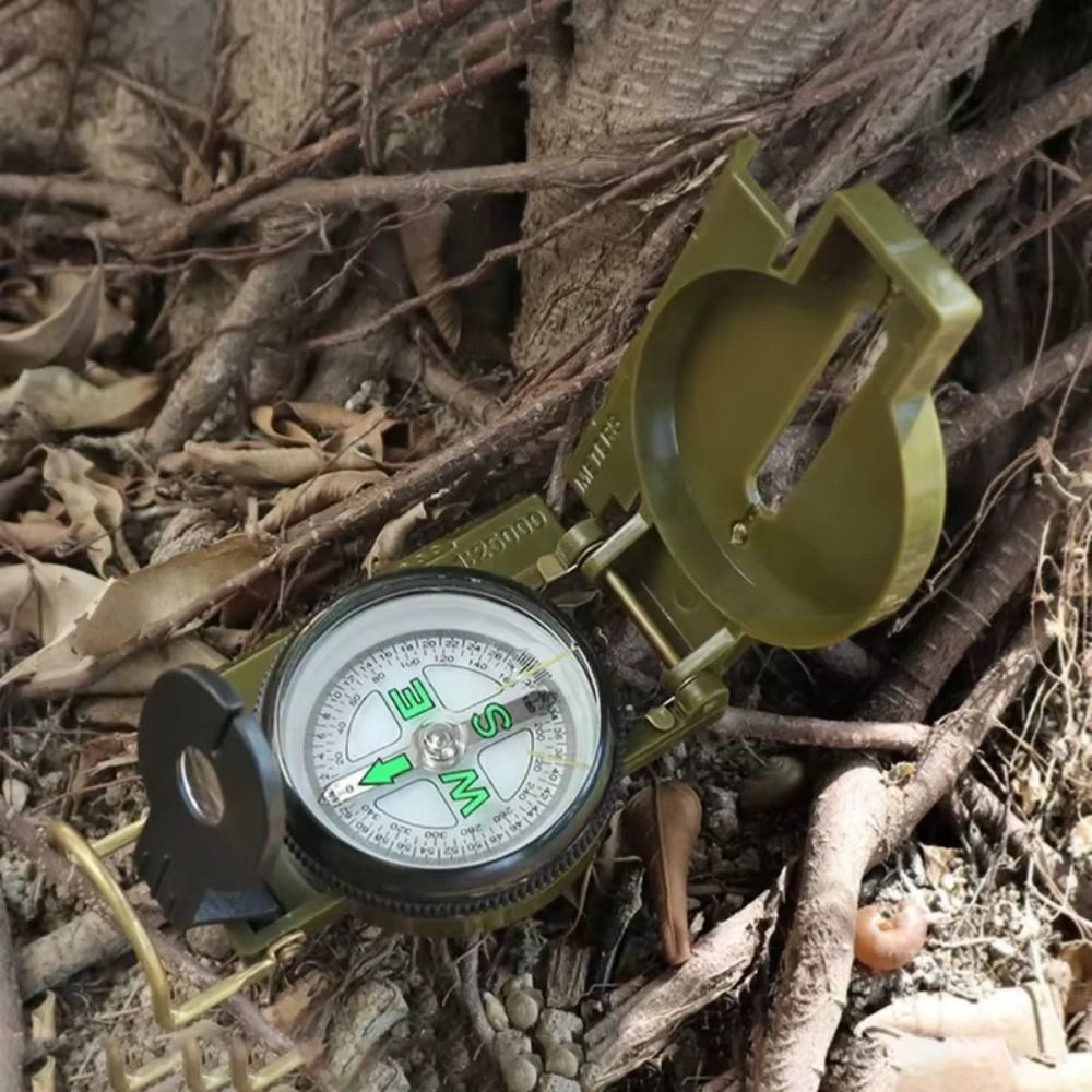 Compass Lensatic - Su Geçirmez Profesyonel Pusula Alüminyum Alaşımlı